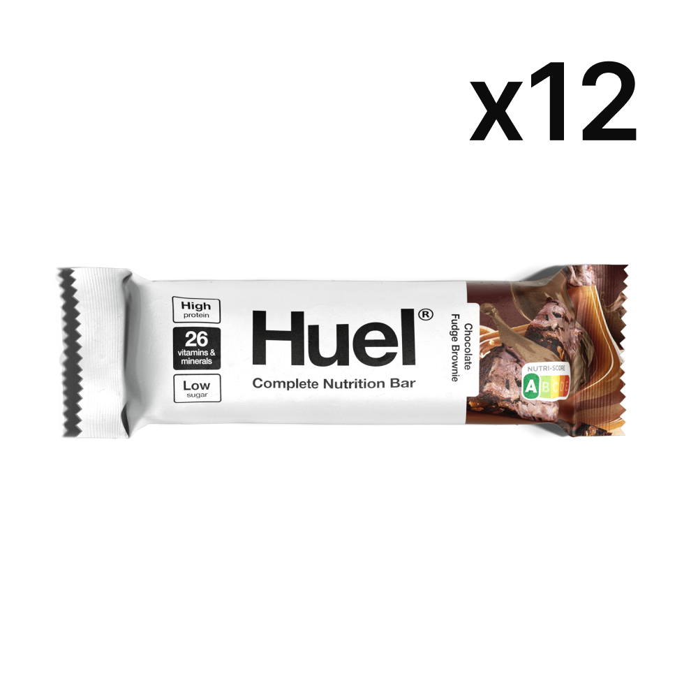HUEL Complete Nutrition Bar 12x55g - Chocolate Fudge Brownie - manufacturer product image