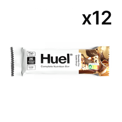 HUEL Complete Nutrition Bar 12x55g - Chocolate Cookie Dough - manufacturer product image