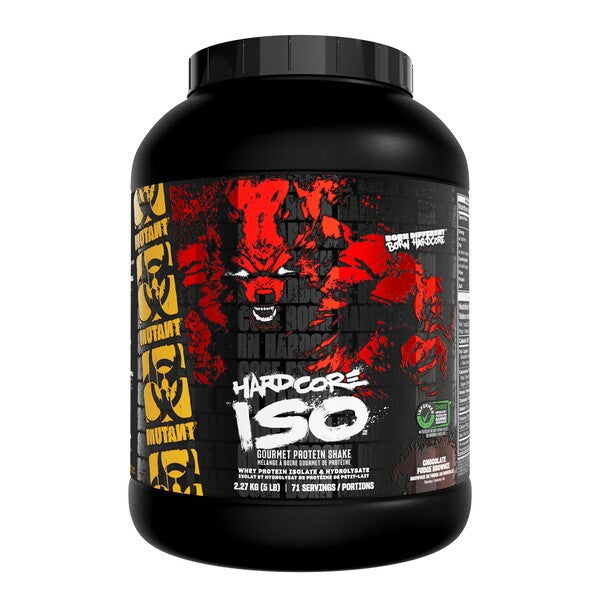Mutant Hardcore Iso 2.27kg Chocolate Fudge Brownie packshot