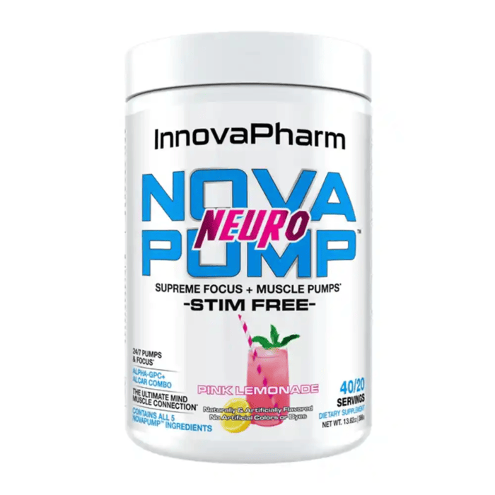 Innovapharm NovaPump Neuro 418g - Pink Lemonade product packaging