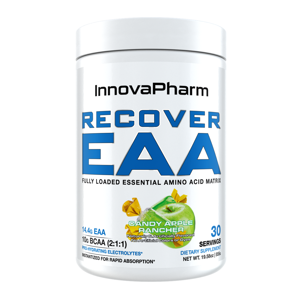 Innovapharm Recover EAA 555g - Candy Apple Rancher product packaging