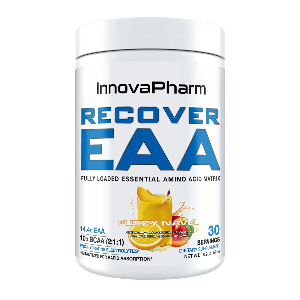 Innovapharm Recover EAA 555g - Fuzzy Navel product packaging