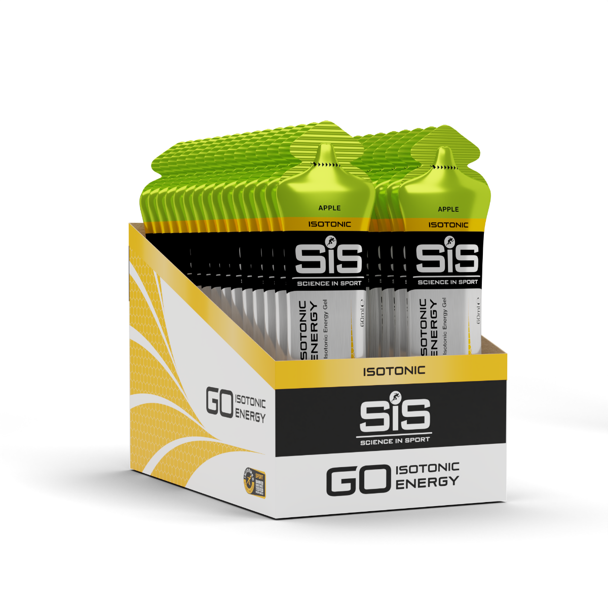 SIS Isotonic Gels 30x60ml - Apple