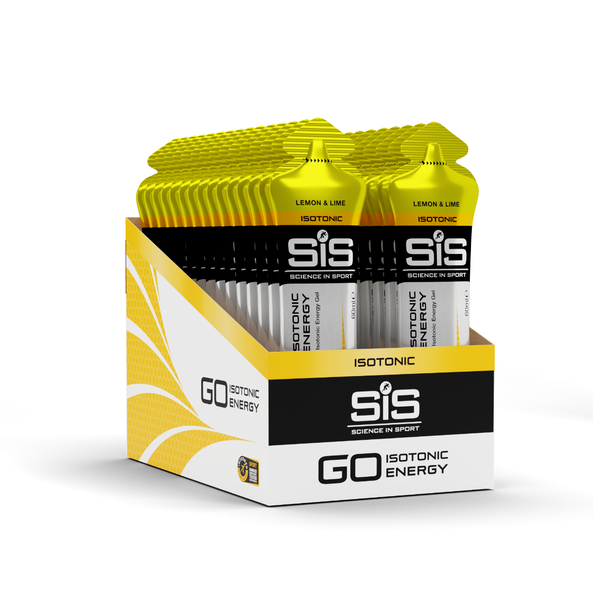 SIS Isotonic Gels 30x60ml - Lemon & Lime