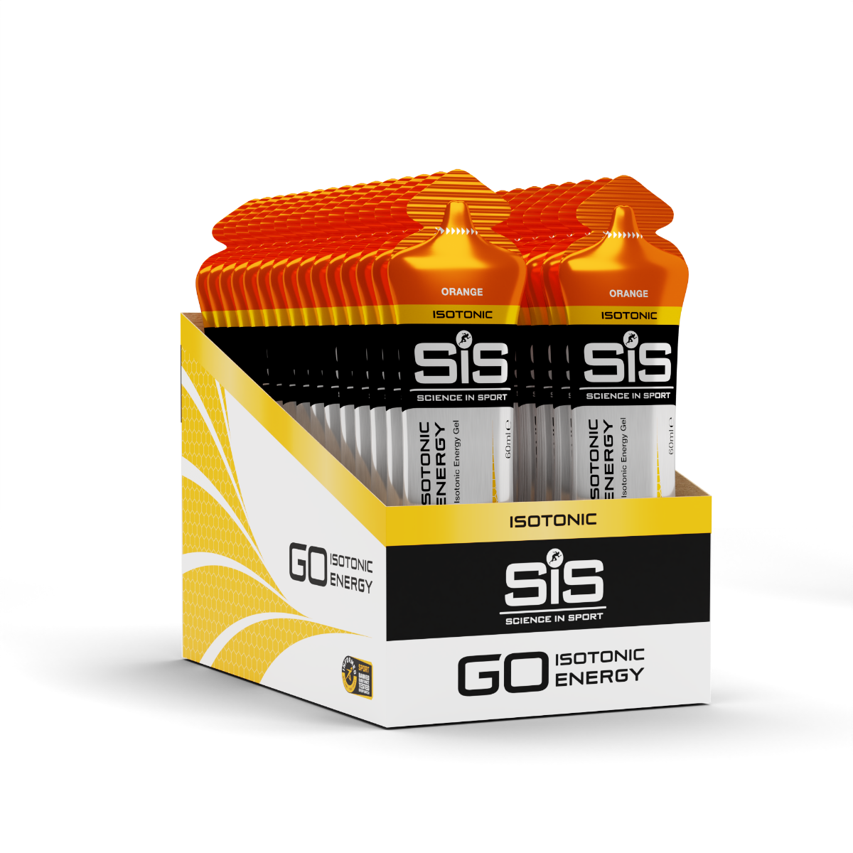 SIS Isotonic Gels 30x60ml - Orange