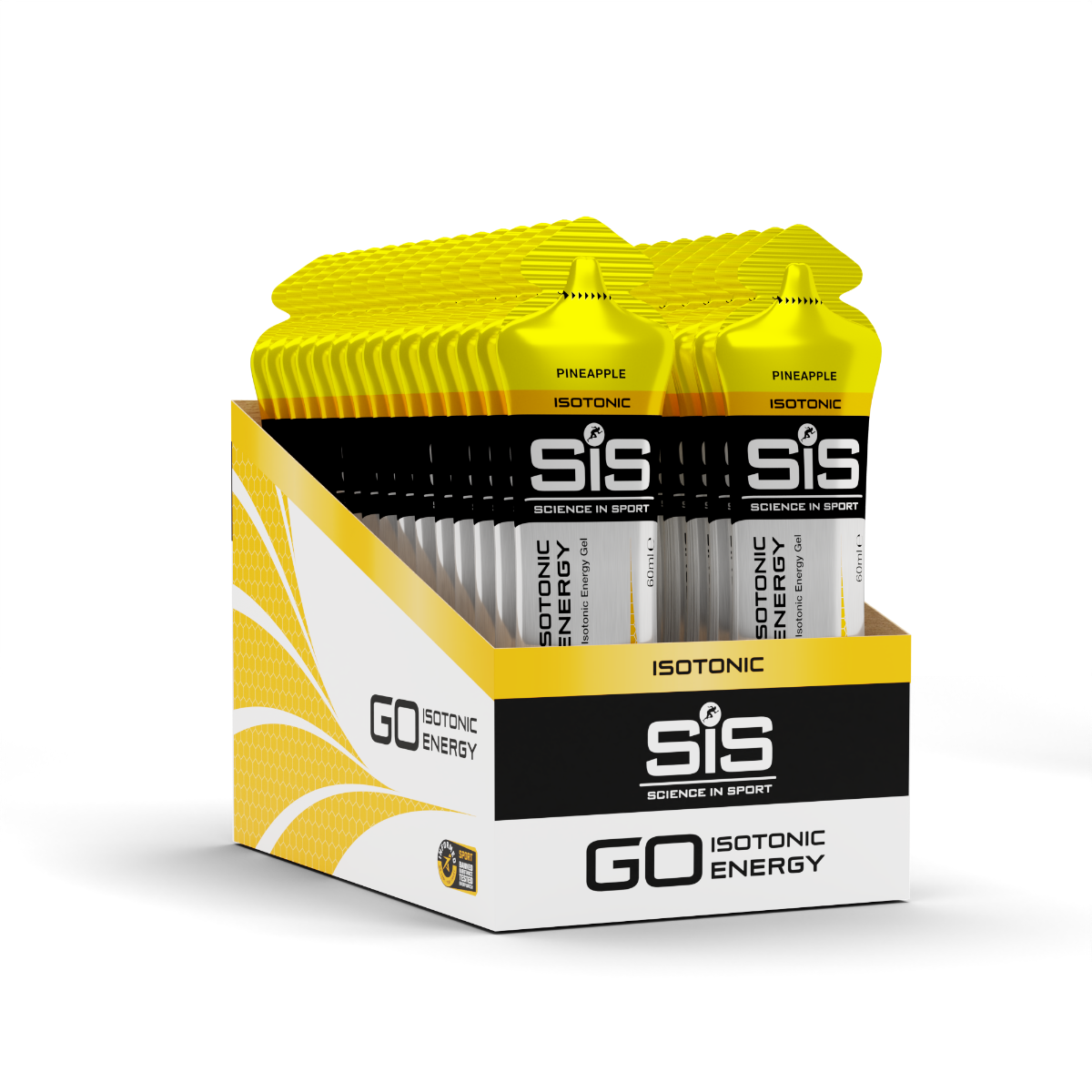 SIS Isotonic Gels 30x60ml - Pineapple
