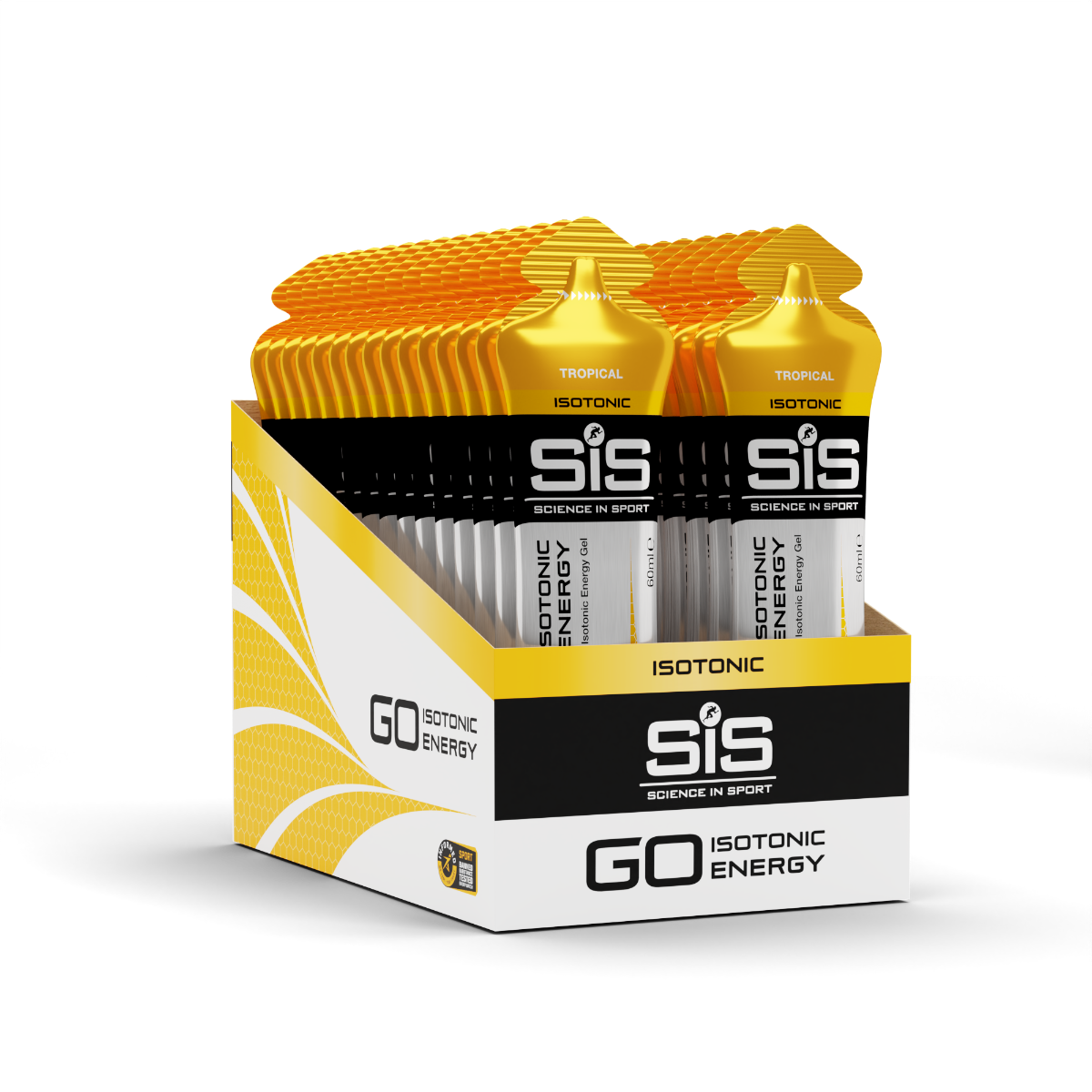 SIS Isotonic Gels 30x60ml - Tropical