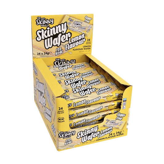 The Skinny Food Co Zero Sugar Wafers 24x24g Lemon