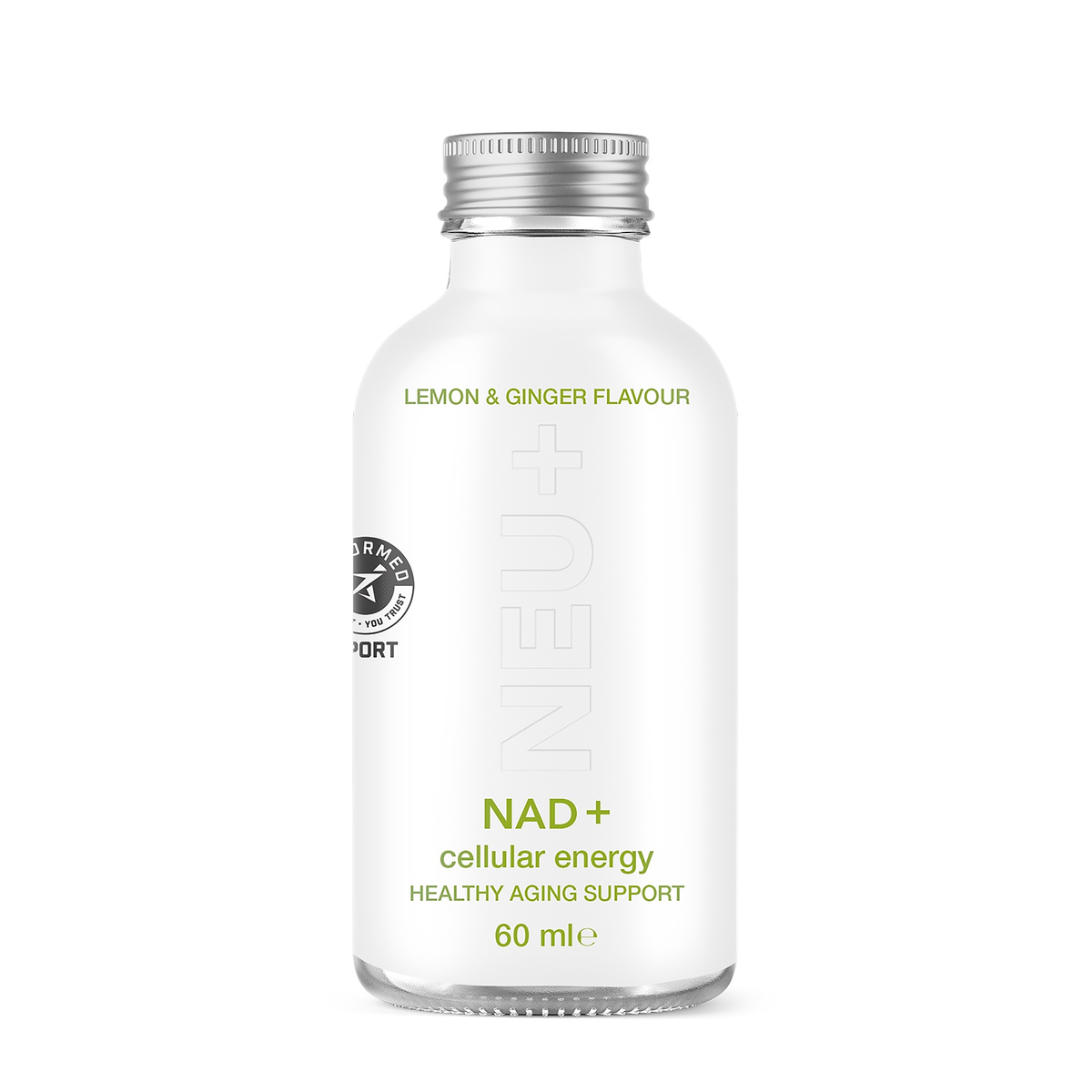 NEU+ NAD+ Lemon & Ginger 60ml shot