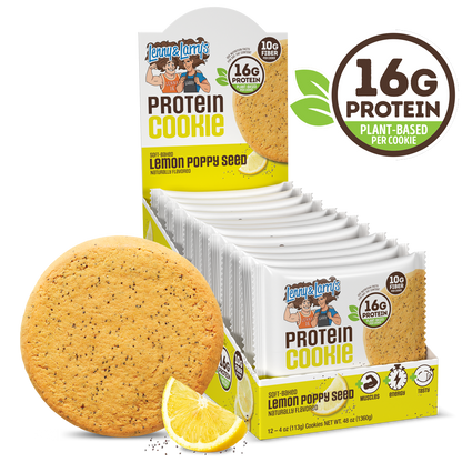 Lenny & Larry's The Complete Cookie 12x113g - Lemon Poppy Seed product packaging