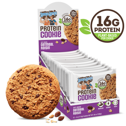 Lenny & Larry's The Complete Cookie 12x113g - Oatmeal Raisin product packaging