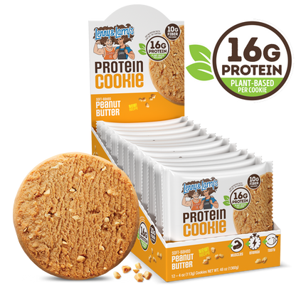 Lenny & Larry's The Complete Cookie 12x113g - Peanut Butter product packaging