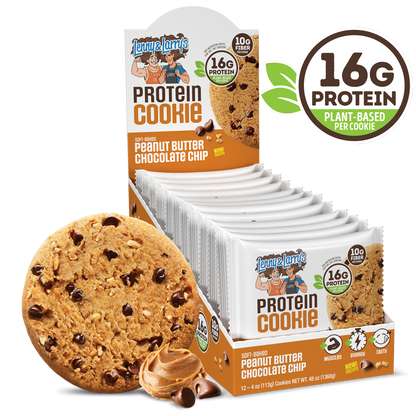 Lenny & Larry's The Complete Cookie 12x113g - Peanut Butter Chocolate Chip product packaging