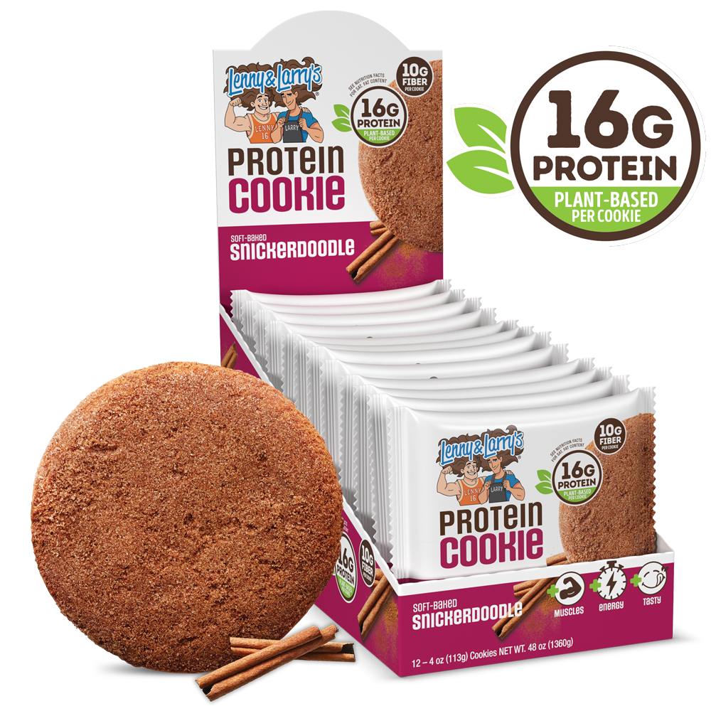 Lenny & Larry's The Complete Cookie 12x113g - Snickerdoodle product packaging