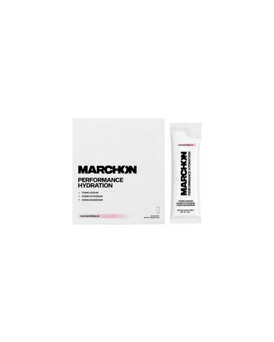 Marchon Supplements Performance Hydration Electrolyte Powder Sachets 30x10g Sour Watermelon packshot
