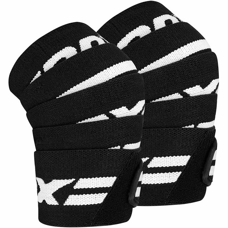 RDX Gym Knee Wrap Black packshot