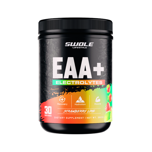 SWOLE Lifestyle SWOLE Lifestyle EAA + Electrolytes 360g Strawberry Lime packshot