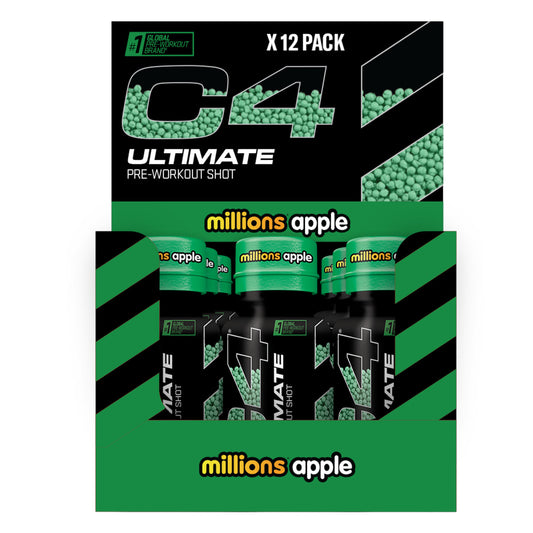 Cellucor C4 Ultimate Shot 12x60 Apple Millions packshot