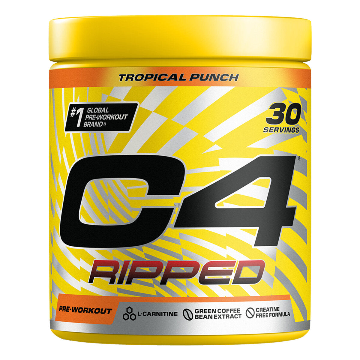 Cellucor C4 Ripped 30 Servings 180g Tropical Punch packshot