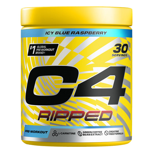 Cellucor C4 Ripped 30 Servings 180g Blue Raspberry packshot