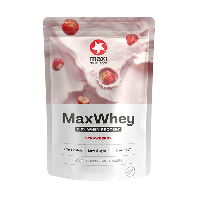 MaxiNutrition MaxWhey 420g - Strawberry product packaging
