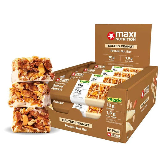 MaxiNutrition Nut Protein Bar 12x46g Salted Peanut 12x46g Salted Peanut packshot