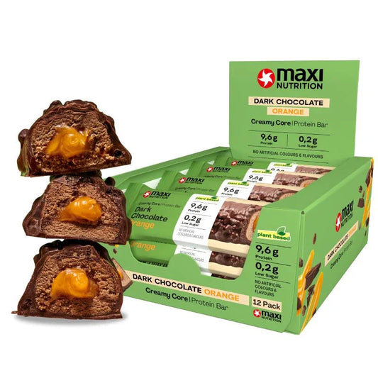 MaxiNutrition Vegan Creamy Core Bar 12x45g Chocolate Orange