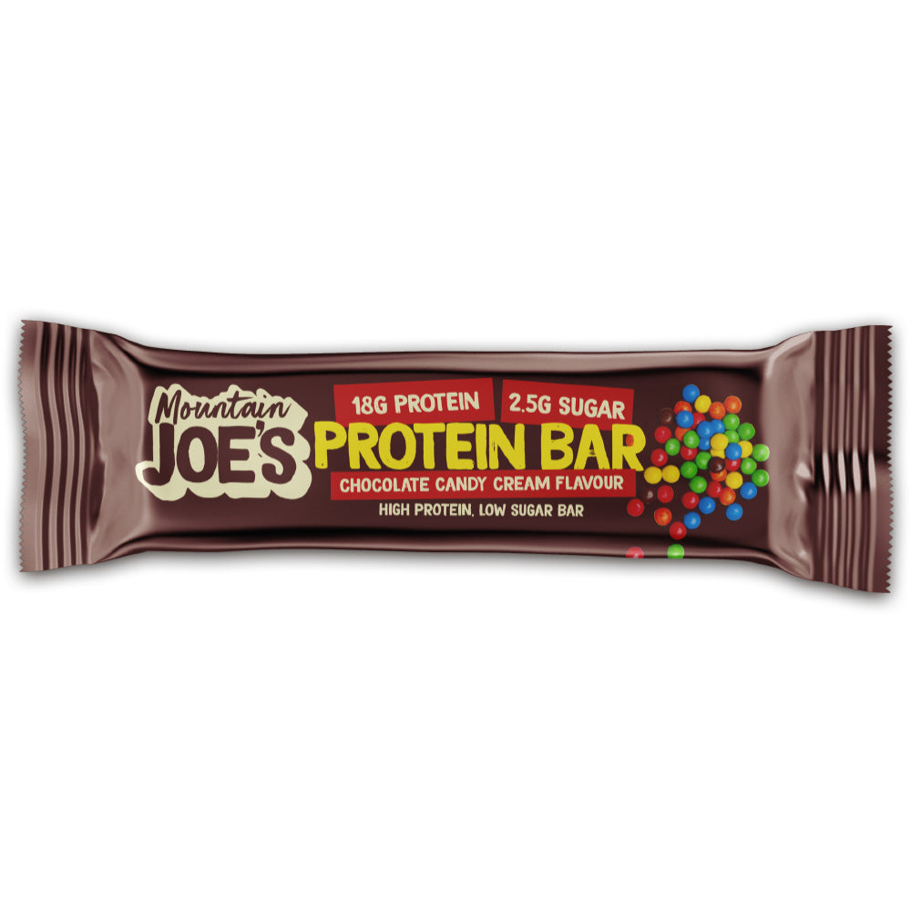 Mountain Joe's Protein Bar 12x55g - Chocolate Candy Cream