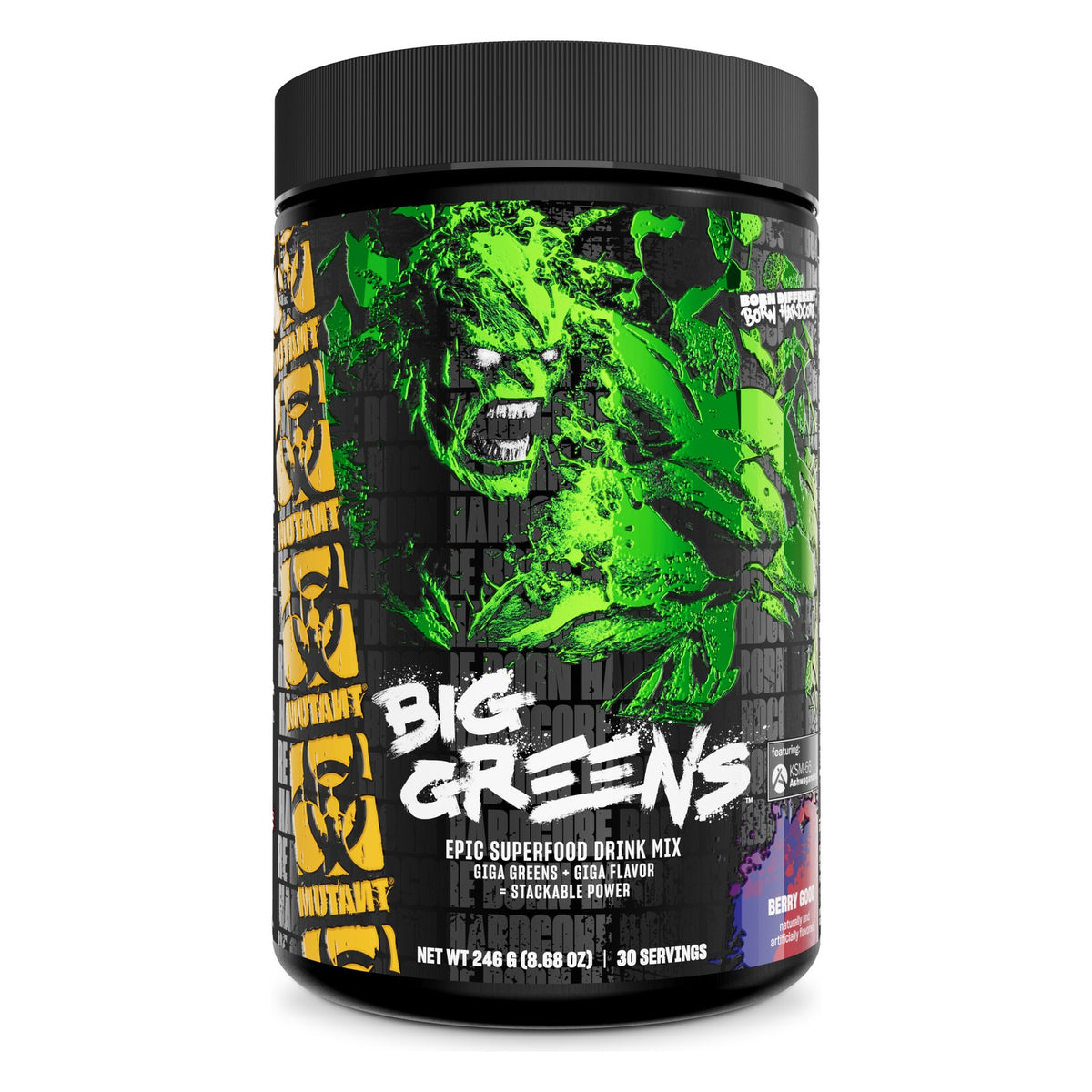 Mutant Big Greens 294g Berry Good packshot