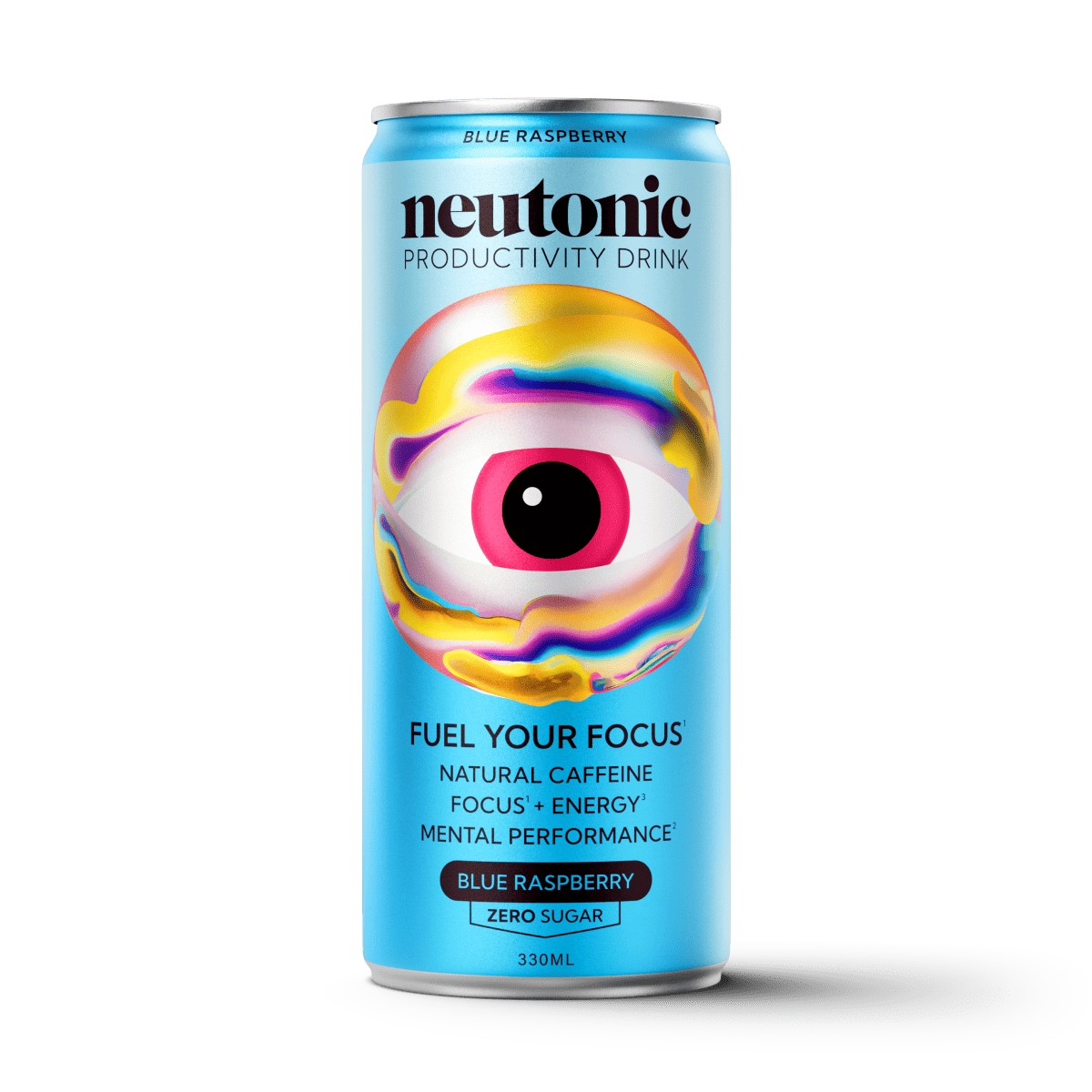 Neutonic Blue Raspberry 330ml can — sold as a case of 12