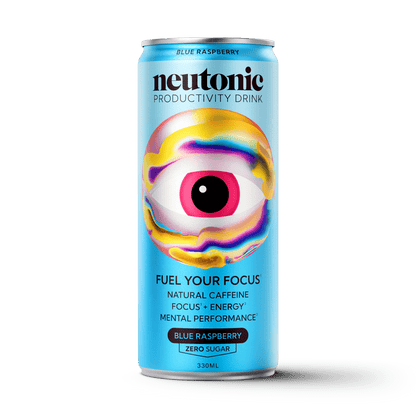 Neutonic Blue Raspberry 330ml can — sold as a case of 12