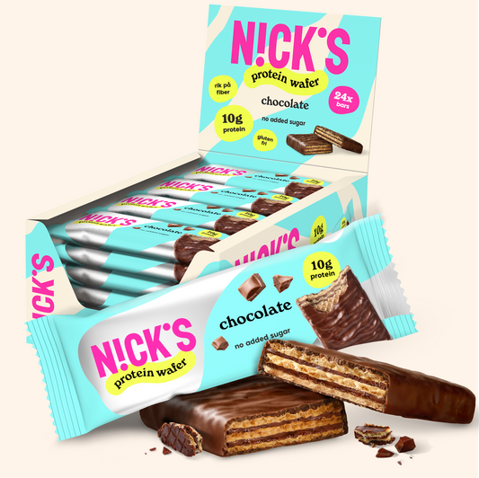 NICK'S Protein Wafer 24x40g - Chocolate product packaging