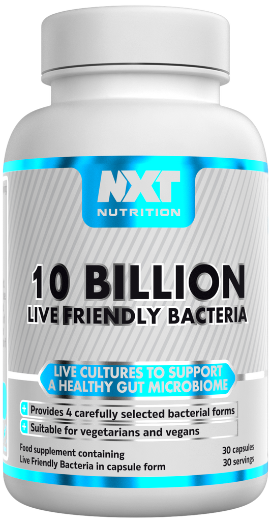 NXT Nutrition 10 Billion Live Friendly Bacteria 30 Caps packshot