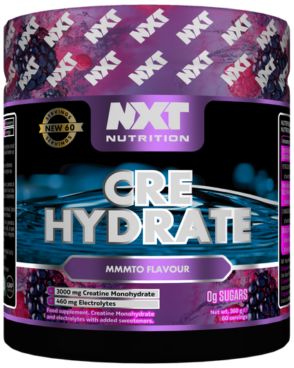 NXT Nutrition CRE Hydrate 360g Mmmto packshot