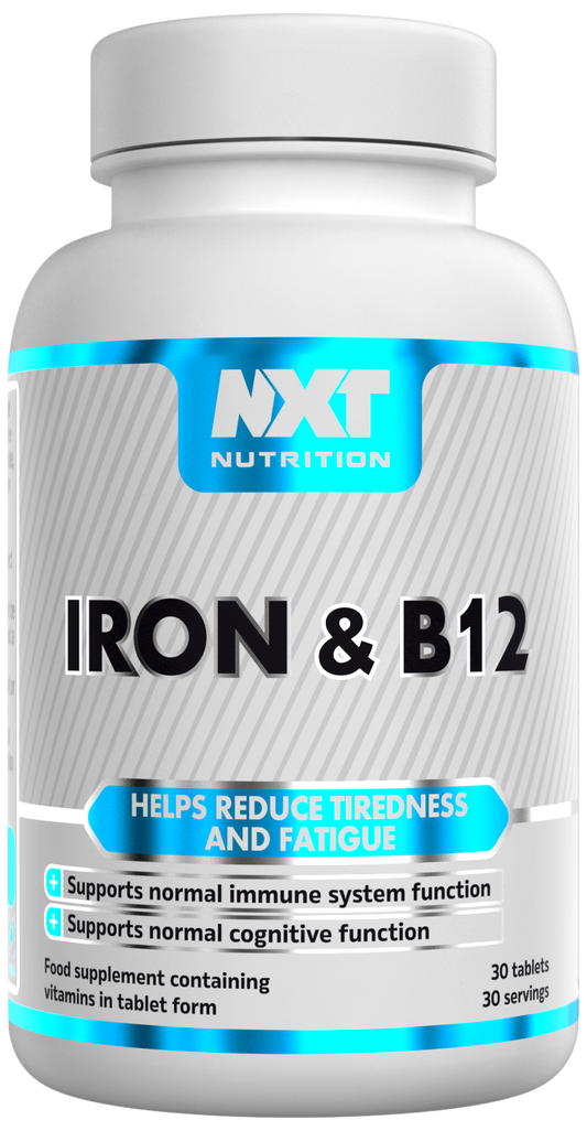 NXT Nutrition Iron & B12 30 Tabs packshot