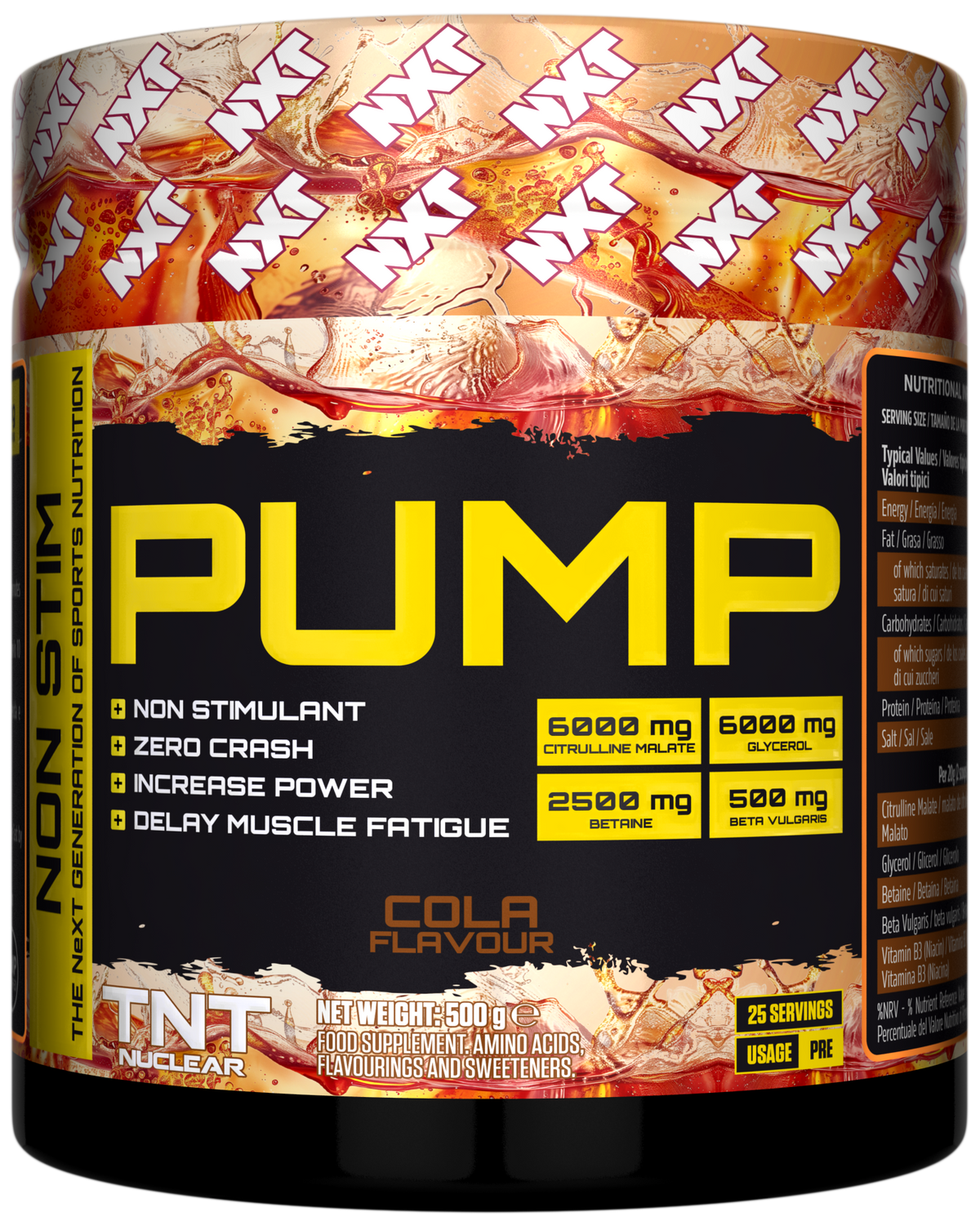 NXT Nutrition TNT Nuclear PUMP (Stim-Free) 500g