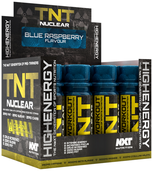 NXT Nutrition TNT Nuclear Shots 12x60ml Blue Raspberry packshot