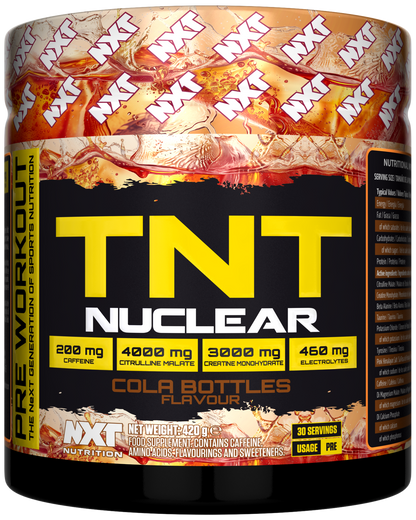 NXT Nutrition TNT Nuclear 420g Fizzy Cola Bottles packshot