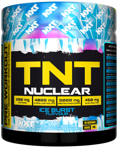 NXT Nutrition TNT Nuclear 420g Ice Blast packshot
