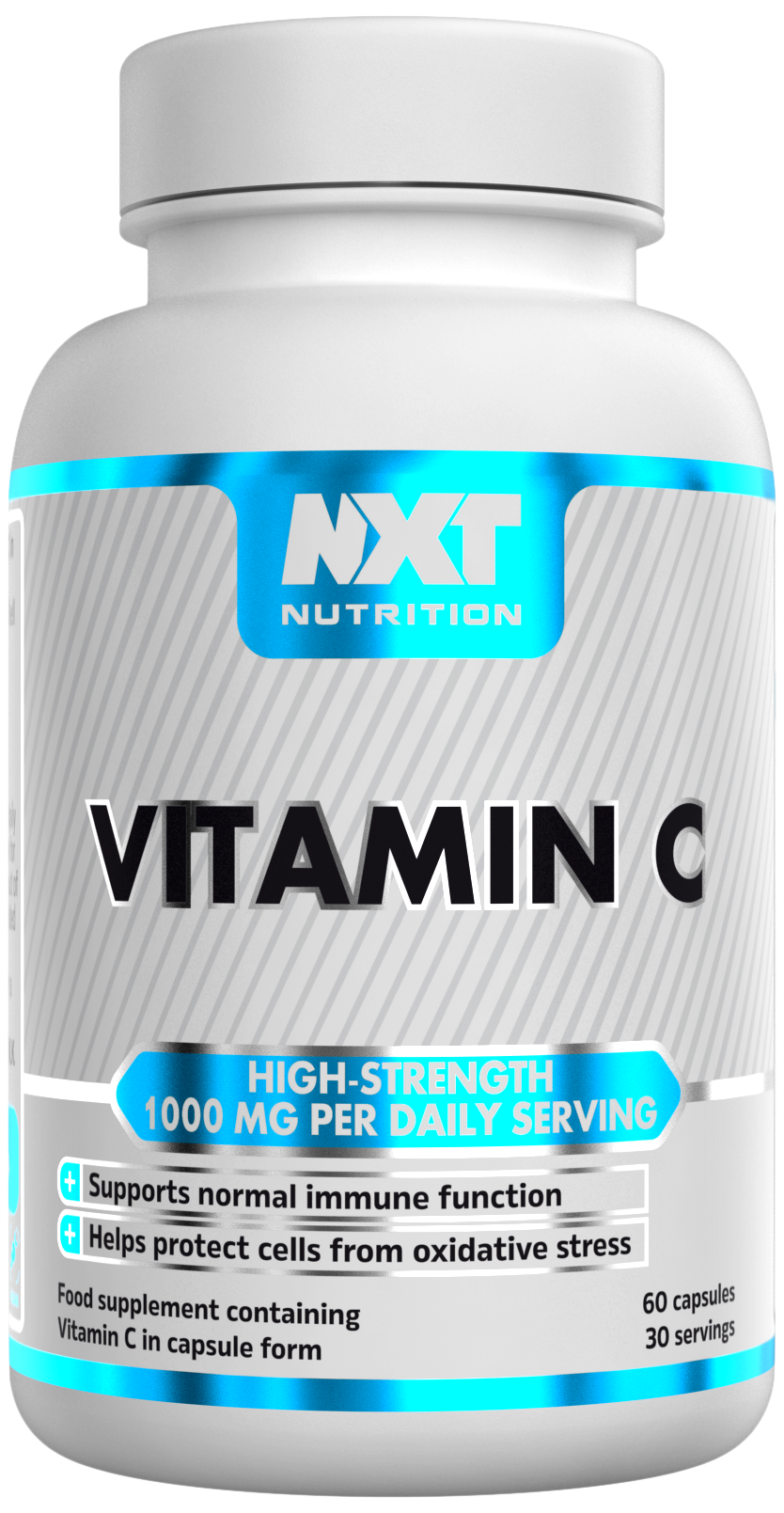 NXT Nutrition Vitamin C 60 Caps packshot