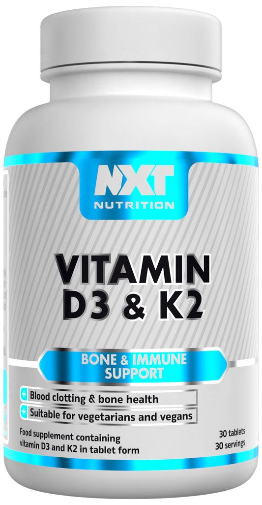 NXT Nutrition Vitamin D3 & K2 30 Tabs packshot