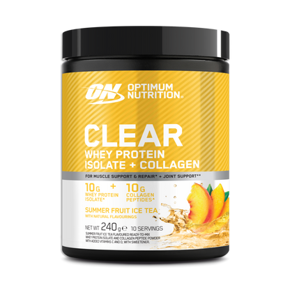 Optimum Nutrition Clear + Collagen 240g Summer Fruit Ice Tea