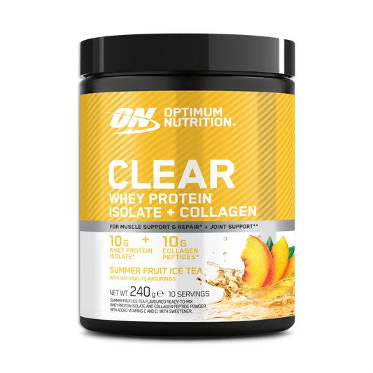 Optimum Nutrition Clear + Collagen 240g Summer Fruit Ice Tea