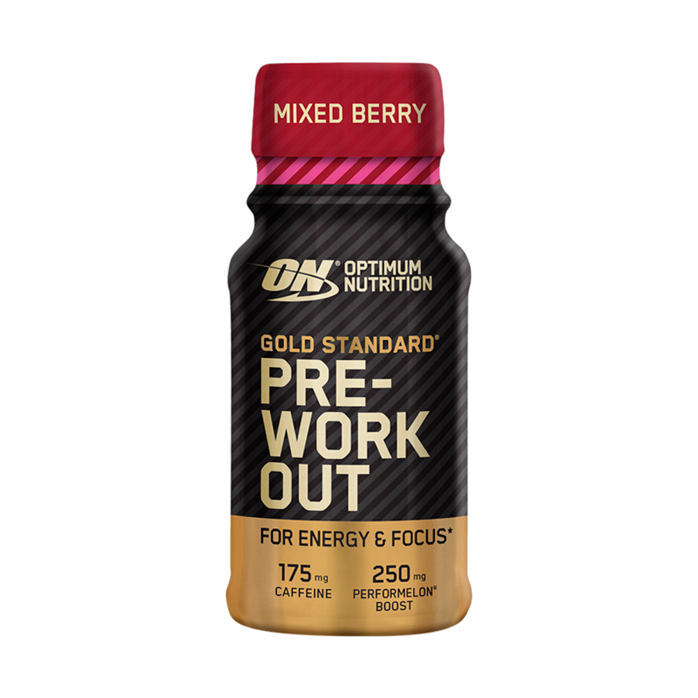 Optimum Nutrition Gold Standard Pre-Workout Shot 60ml Mixed Berry
