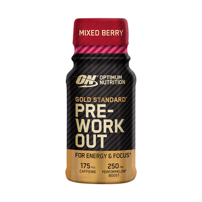 Optimum Nutrition Gold Standard Pre-Workout Shot 60ml Mixed Berry