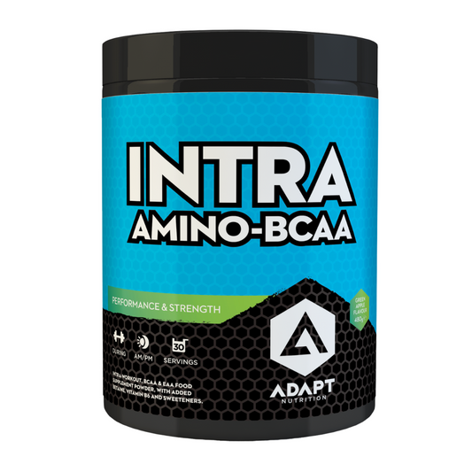 Adapt INTRA AMINO-BCAA tub (no flavour legible)