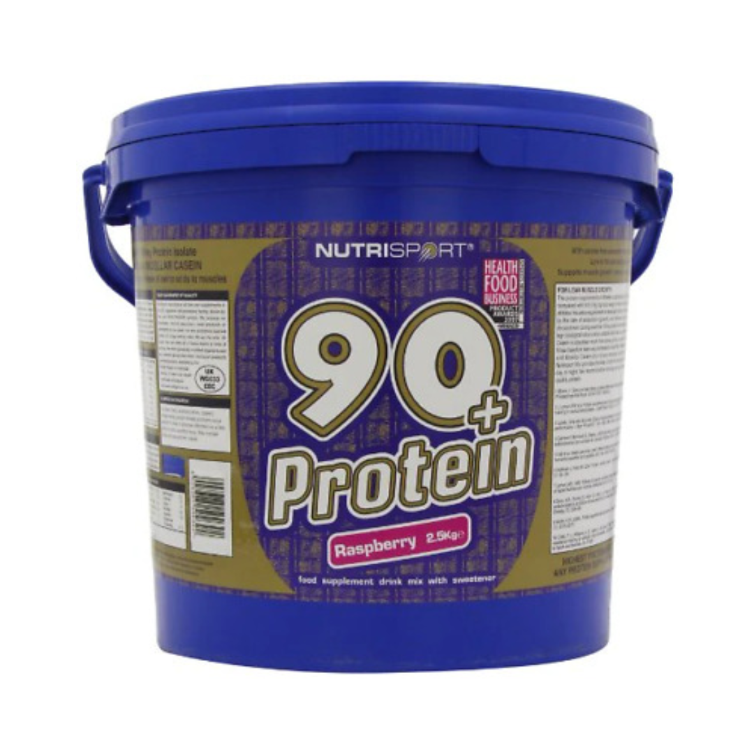 NutriSport 90+ Protein 2.5kg Raspberry