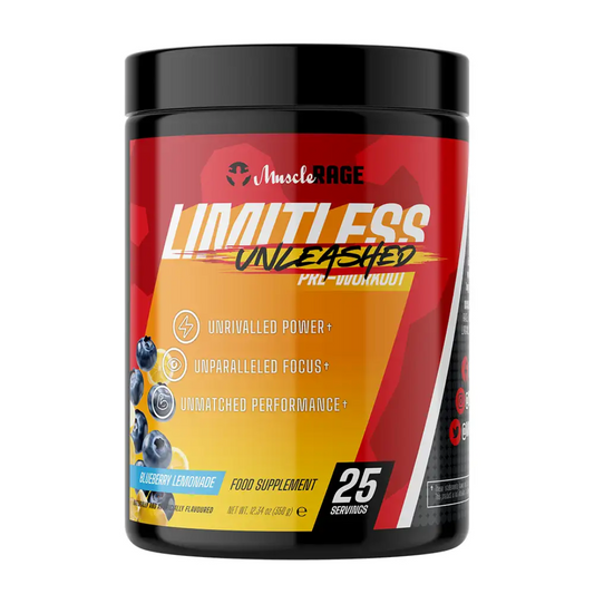 MuscleRage Limitless Unleashed 350g - Blueberry Lemonade