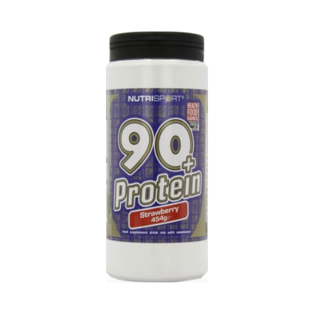 NutriSport 90+ Protein 454g Strawberry packshot
