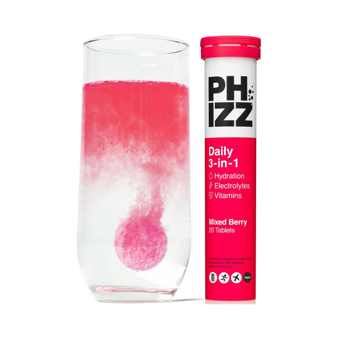 Phizz Daily 3-in-1 Mixed Berry effervescent tablets